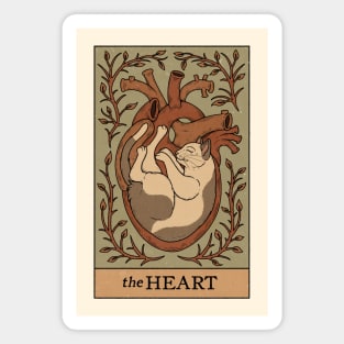 The Heart - Cats Tarot Magnet